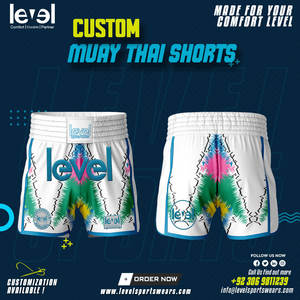 Conception personnalisée imprimée Kick Boxing / Muay Thai Shorts, Shorts de combat Muaythai Shorts - Product Image 4