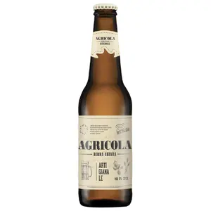 Artisanal bira AGRICOLA CHIARA İtalyan zanaat lager şişe 24x33 cl