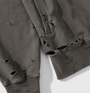 Nouveaux sweats à capuche pour hommes, mode hiver, coupe oversize, personnalisables par décoloration et pour couleurs unies, grandes tailles - Product Image 4