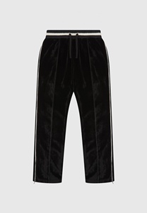 Ensemble de survêtement en velours pour femmes, 2 pièces, fermeture éclair en polyester, taille côtelée, haut court en velours, veste et pantalon, ensemble de jogging 2 pièces - Product Image 6