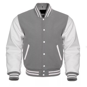 À la mode personnalisé hiver polaire veste hommes col montant Varsity Baseball Style avant Logo coupe-vent Mega Empire Letterman - Product Image 1