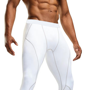 เสื้อผ้าสำหรับผู้ชายกางเกงเลกกิ้งผ้ายืดรัดรูปพิมพ์ลายสำหรับเล่นกีฬา - Product Image 2