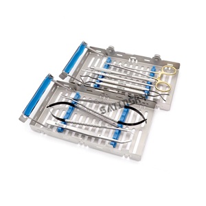 Ciseaux chirurgicaux assortis de qualité supérieure, en acier inoxydable de haute qualité, tranchants et à pointe arrondie, certifiés CE - Product Image 3