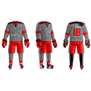 Uniforme de hockey sur glace de haute qualité à prix raisonnable, confortable, vêtements d'équipe sportive, 100% polyester, uniforme de hockey sur glace facile à porter - Product Image 2