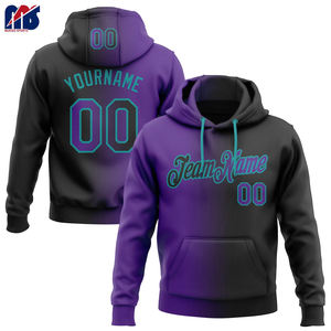 Sweat-shirt à capuche ample et écologique en sublimation, motif drapeau américain, vêtement de travail, pull-over, 100% coton polyester, chaud - Product Image 1