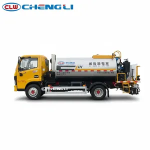 Camión distribuidor de asfalto Dongfeng D6 4x2 4500L con sistema inteligente de pulverización de betún para construcción de carreteras - Product Image 2