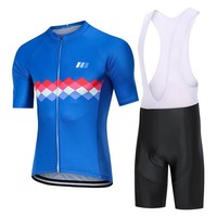 Maillot de cyclisme Pro Team personnalisable Design sans couture avec technique imprimée de poche arrière américaine pour l'équitation en VTT