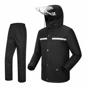 Traje impermeable hecho de poliéster de doble cara con logotipo de alta calidad, utilizado para fines industriales y residenciales. - Product Image 3