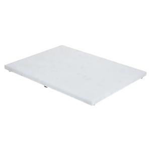 Planche à découper blanche de base idéale pour hacher les légumes Dalle de cuisine élégante et robuste pour la préparation des aliments et la cuisson - Product Image 3