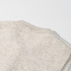 New Arrivals Women's Winter <b>Long</b> Sleeve Pullover Knitted Sweater with Front Logo 100% Cotton Breathable - Product Image 6