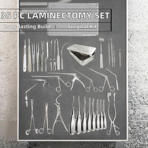 Juego de instrumentos quirúrgicos cervicales ortopédicos, laminectomía neuroquirúrgica, herramientas de acero para uso médico - Product Image 2