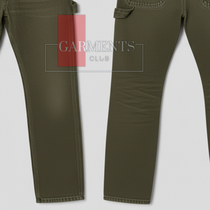 Pantalones de Mezclilla para Hombre, Estilo Carpintero, Corte Recto Ajustado, Tejido Denim Resistente de 400 GSM, con Logotipo Personalizado - Product Image 5