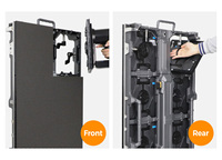 Mur vidéo LED extérieur EagerLED P2.6 P2.97 P3.91 500x1000mm pour la publicité et les événements scéniques