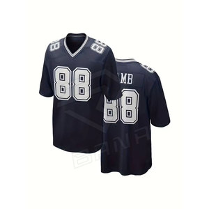 Maillot de football américain personnalisé 100% polyester pour adultes, haute qualité, respirant, anti-humidité, anti-bactérien, séchage rapide, taille plus - Product Image 6