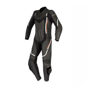 Costume en cuir de moto sur mesure Meilleure vente 100% Costume en cuir de moto en cuir pour hommes - Product Image 3
