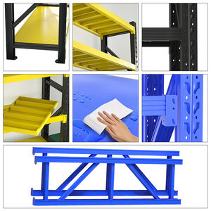 Estanterías de Almacenamiento de Acero de Carga Mediana para Garaje de 300 KG Ajustables de Fábrica con Protección Contra la Corrosión para Uso en Almacén - Product Image 2