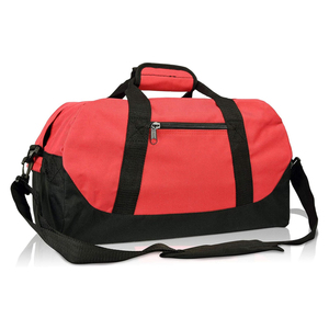 Sac de sport de luxe brodé avec logo personnalisé double panneau imperméable polyester durable multi-poches gym fitness hommes femmes - Product Image 2