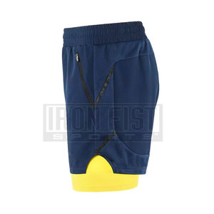 Pantalones cortos de entrenamiento atléticos duraderos y elegantes de alta calidad para hombre, patrón sólido para baloncesto y Fitness High Street Style - Product Image 3
