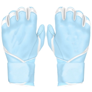Gants de frappeur de baseball en cuir véritable avec logo brodé personnalisé du fabricant de premier plan, protection UV, fermeture à cordon, gants OEM - Product Image 6
