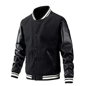 Veste à manches en cuir de haute qualité pour joueur de Baseball, prix de gros - Product Image 6