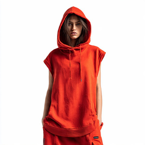 Camiseta sin Mangas Ajustada con Capucha para Mujer, para Gimnasio, Fitness, Yoga, Ejercicio, Top Deportivo, Sudadera con Capucha para Mujer - Product Image 2