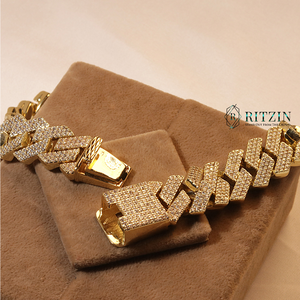 Round Cut Diamond Cuban Bracelet For <b>Men</b> - Product Image 2