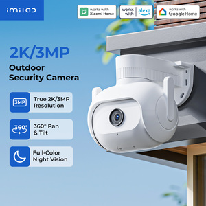 Caméra de sécurité extérieure IMILAB EC5, caméra sans fil WiFi avec vidéo HD 2K, détection IA, alertes gratuites, vision nocturne, stockage local - Product Image 1