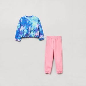 Nueva llegada de ropa de Otoño de bambú, trajes de jogging para niños, pijama para bebés, chicas con estampado de adolescentes de BD - Product Image 6