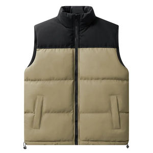 Épaissie décontracté ample hommes veste col montant coupe-vent chaud automne hiver gilet marque chinoise vêtements d'extérieur modèle masculin - Product Image 2