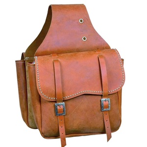 Sacs de selle pour chevaux en cuir véritable en gros, écologiques, de la meilleure qualité, logo personnalisé, équitation en plein air, utilisation équestre - Product Image 5