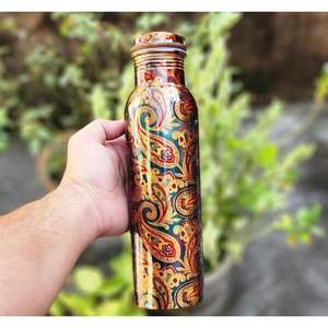 Botella de Agua de Cobre Simple, Accesorio para Bebidas, Precio Económico, Impresión Personalizada, Regalo, Antiderrames, Ecológica, Libre de BPA, Apta para Lavavajillas - Product Image 3