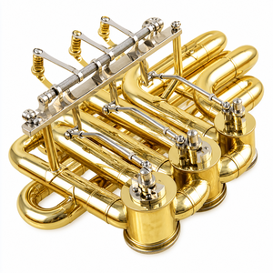 <span class=keywords><strong>Tuba</strong></span> JINBAO JBBB-300 con válvulas rotatorias, instrumento de latón con acabado en níquel plateado para actuaciones de banda - Product Image 5