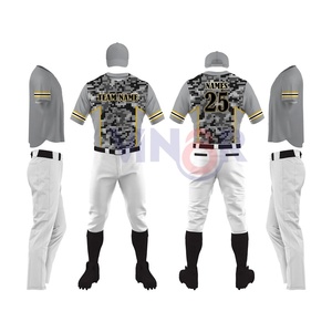 Los más vendidos uniformes de béisbol ligeros y cómodos para adultos ropa deportiva para hombres en tallas grandes precio razonable con OEM - Product Image 1