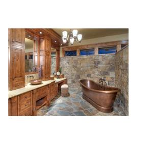 Baignoire en cuivre antique de qualité supérieure faite à la main avec des caractéristiques de massage directement du fabricant indien en métal - Product Image 4