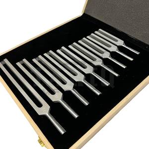 TARIQ MFG CO CE Lot de 5 diapason avec maillet en caoutchouc C128 à C2048 aluminium de qualité médicale de haute qualité - Product Image 3