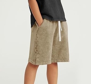 Men's High Quality Acid Washed Shorts Best Design with Customized Logo and Drawstring Closure Wholesale Prices High Quality - Product Image 4