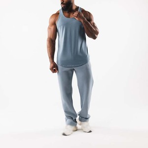 Débardeurs de sport pour hommes en gros Graphiques tricotés respirants personnalisés pour la musculation et le fitness Débardeurs pour hommes à bas prix - Product Image 2