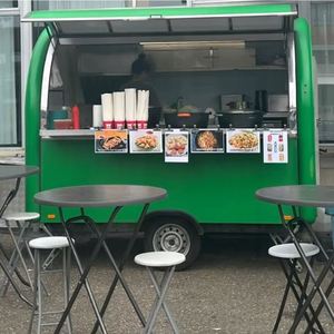 Mini remorque de camping, remorque de restauration rapide, chariots à café, camion de nourriture mobile <span class=keywords><strong>pas</strong></span> <span class=keywords><strong>cher</strong></span>, chariot de nourriture mobile, camion de crème glacée, chariot à hot-dogs - Product Image 5