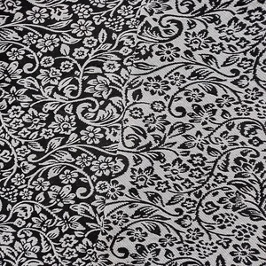 Tissu jacquard tissé double face de luxe, teint en fil, poids lourd, poly coton, noir et blanc, tricoté en chaîne, respirant, pour garçons et filles - Product Image 5