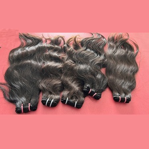 Extensiones de cabello humano de trama de piel Natural de onda de agua peruana 100 paquetes de gramos 100% cabello virgen - Product Image 4