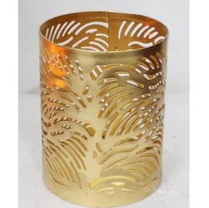 Copper Antique Metal Round Votive <b>Candle</b> Holder With <b>Tree</b> Cut Design for Home and Wedding <b>Lighting</b> Decorations - Product Image 6