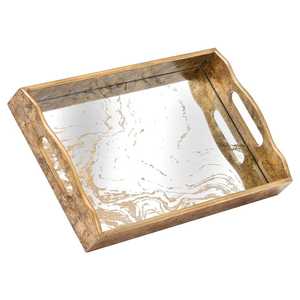 Wedding Party <b>Tabletop</b> Decorating Dinnerware Food Serving Rectangular Wooden Trays For Hotels and Restaurants Server Tray - Product Image 1