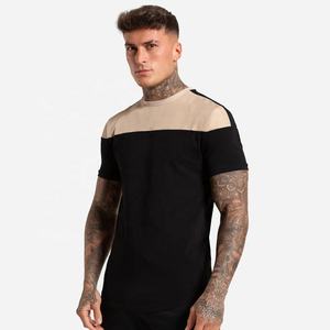 Camiseta de manga corta con cuello redondo para hombre, camisetas ajustadas suaves, camisas clásicas frescas, camisas elásticas con Logo personalizado, verano 2023 - Product Image 4