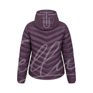 Chaquetas Acolchadas de Invierno para Mujer, Personalizadas, Impermeables, con Diseño Moderno, Ropa Larga, OEM - Product Image 4