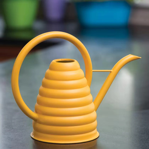 Regadera de metal funcional y resistente con boquilla extensible para un riego preciso en áreas de jardín y patio. - Product Image 1