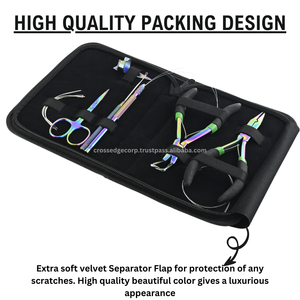 Kit d'outils d'extension de cheveux avec logo personnalisé comprenant un dissolvant de microbilles et une pince à sertir en acier inoxydable également un outil pour boucles de cheveux à vendre - Product Image 6