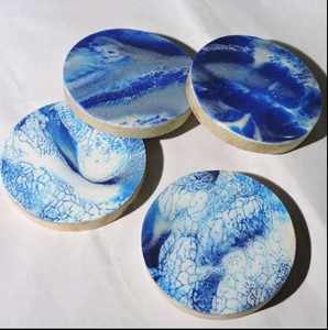 Posavasos de Hueso Incrustado para Mesa de Oficina de Hotel, 100% Alta Calidad, el Mejor Fabricante Indio, el Mejor Diseño, Posavasos de Resina Incrustada - Product Image 4