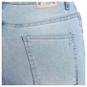 Fabricantes personalizados pocos estiramiento básico recto Denim transpirable Jeans moda mujer Streetwear Jeans cómodo servicio OEM - Product Image 6