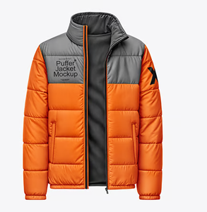 Men's <b>Lightweight</b> Packable <b>Puffer</b> <b>Jacket</b> Sportswear Stand Collar Thin Waterproof Vintage Safari <b>Jacket</b> - Product Image 2