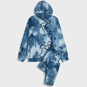Conjunto de chándal con impresión por sublimación para hombre de alta calidad al por mayor, conjunto de pantalones de chándal con capucha y logotipo personalizado para hombre - Product Image 1
